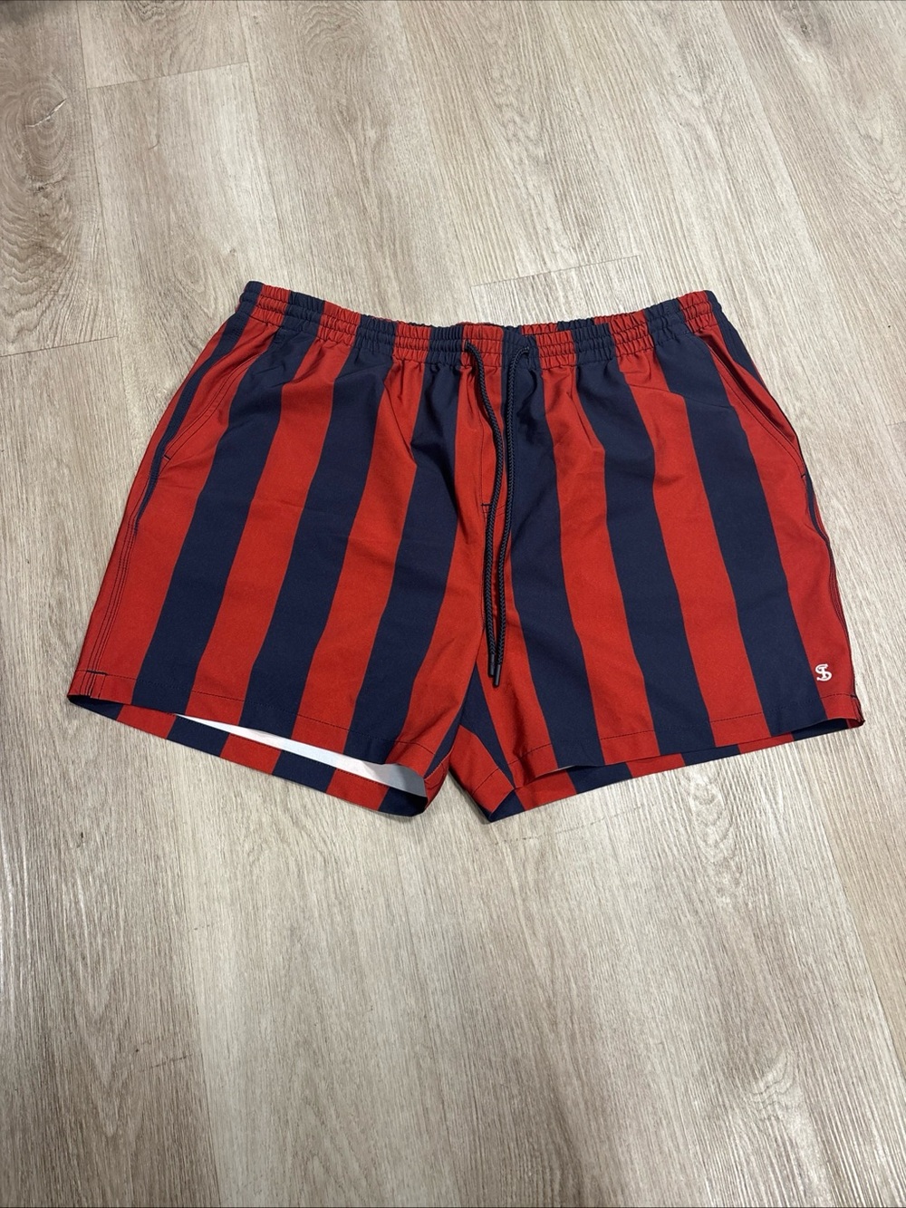 Todd Snyder Swim Shorts Trunks 5" Montauk Striped XXL New $128 Retail